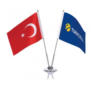 masa-bayrak-2li-turkcell-turk-bayrak